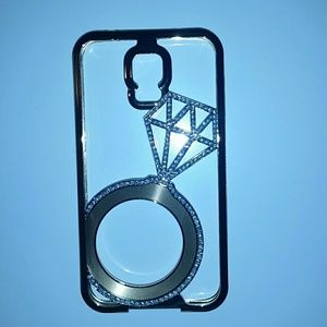 Samsung Galaxy S5 Gold Bling Bumper case