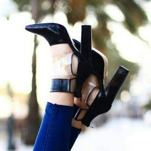 Nasty Gal Shoe Cult Strut Cutout Bootie