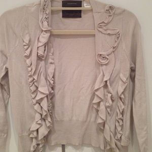 Anthropologie Dainty Taupe Cardigan -❤️❤️