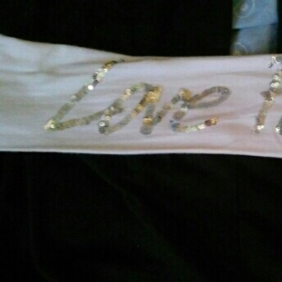 LOVE PINK flared yoga pants - Picture 2 of 4