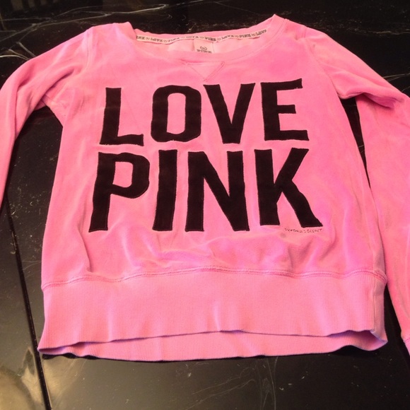 Pink Victoria's Secret Velour top.
