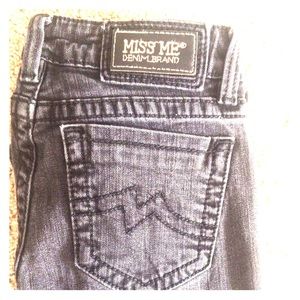Black skinny Miss Me denim