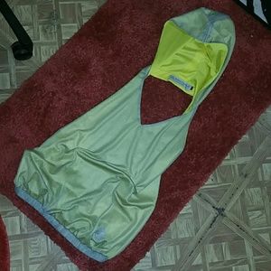 Open Back Hoodie Top