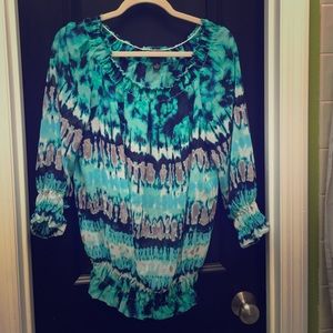 INC Tye dye blouse