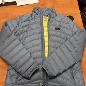 Patagonia Blue/Gray Nano Puff Jacket, Size Large