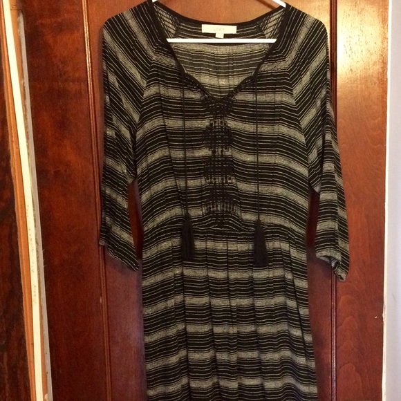 *Never Worn* striped bohemian dress from LOFT