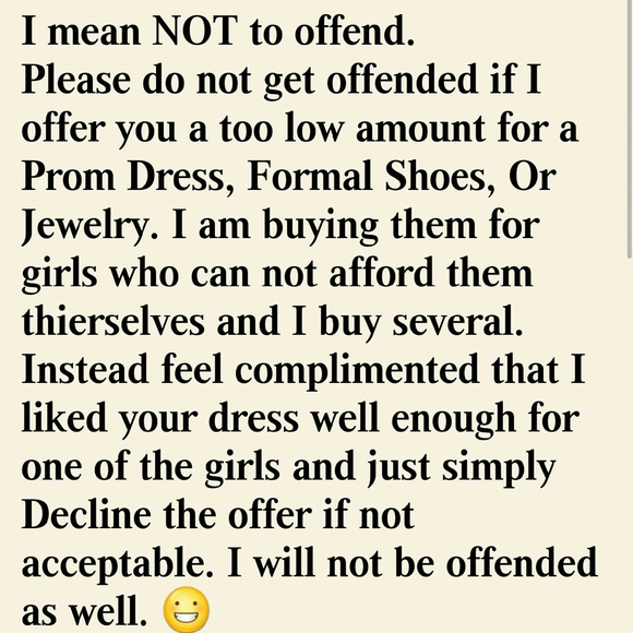I mean NOT to offend