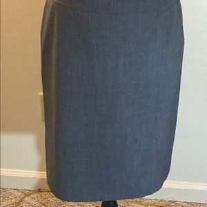 Grey business or suit skirt