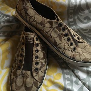 Coach size 9 slip-ons
