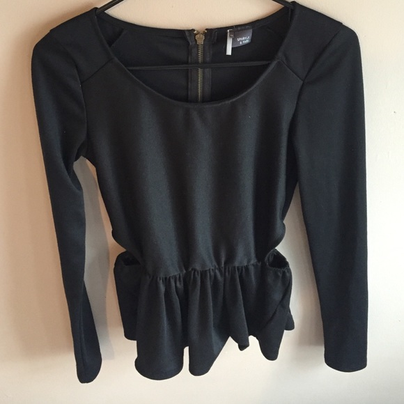 Urban Outfitters: Cut Out Peplum Top