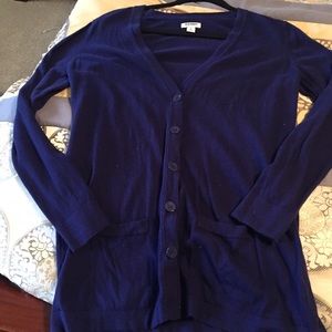 Navy blue cardigan