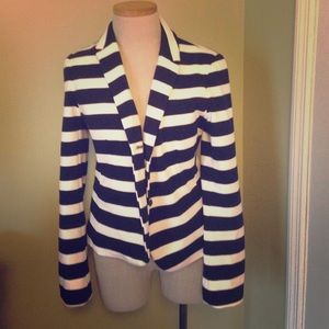 Gap Ponte Knit Striped Blazer