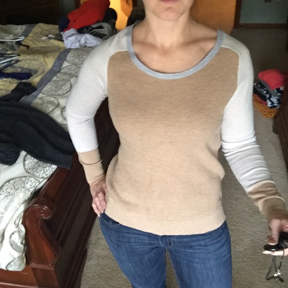 Elbow patch sweater