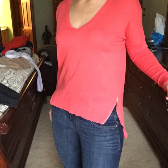 Zippered sweater