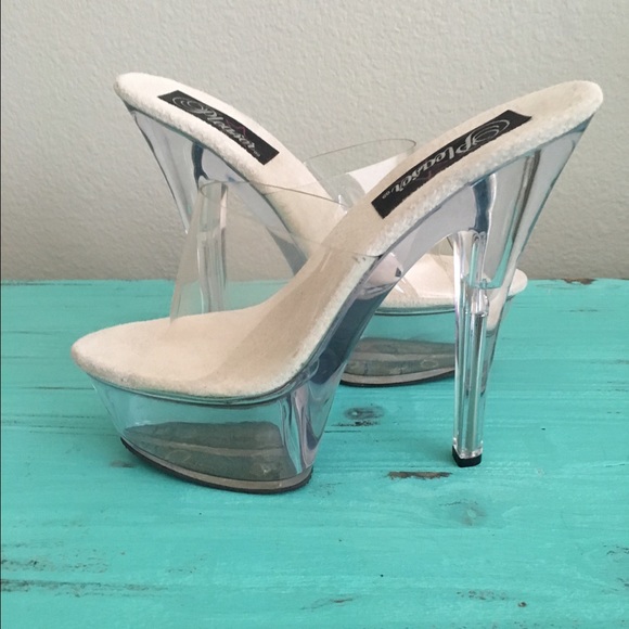 Clear heels