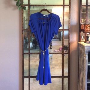 Susan Graver- Blue Dress