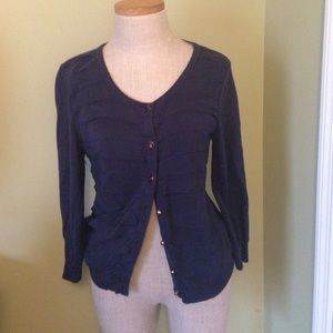 Michael Kors Navy Cardigan