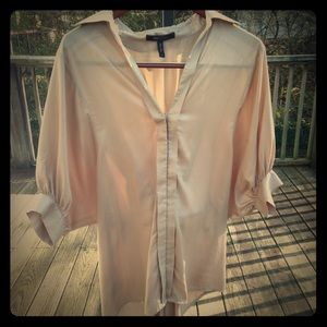 BCBG Maxazria sheer top