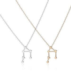 Libra Zodiac Sign Constellation Necklace Silver ✨