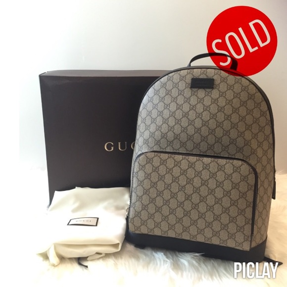 Gucci Handbags - Coffee Gucci backpack