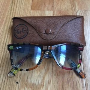 SPECIAL SERIES multicolored wayfarer ray bans!