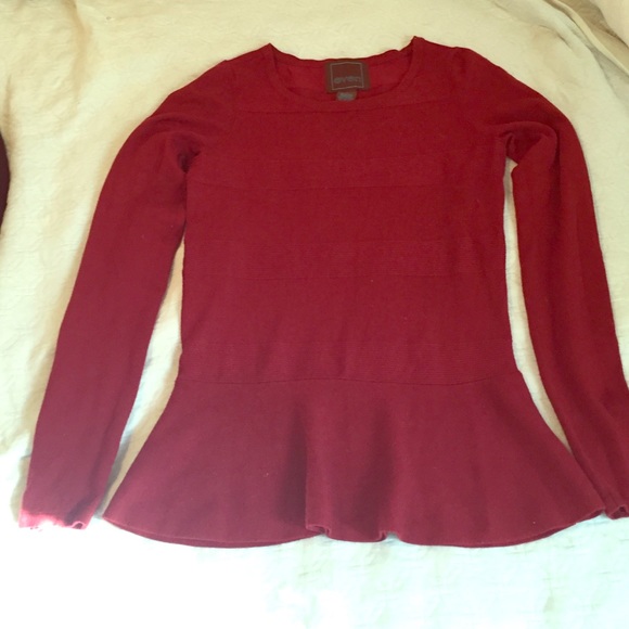 Peplum sweater