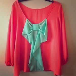 Coral and turquoise now top
