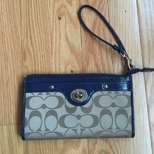 USED ONCE Coach wristlet!
