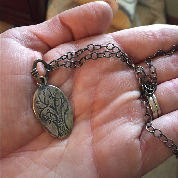 Silpada brand Antique looking family tree necklace