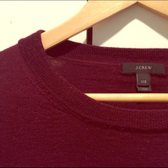 J. Crew Burgundy Sweater