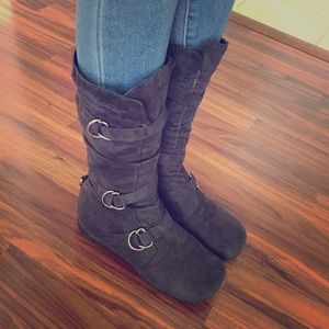 Gray Boots