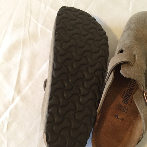 Birkenstock Shoes | Birkenstock Bostons Size 8 Taupe | Poshmark
