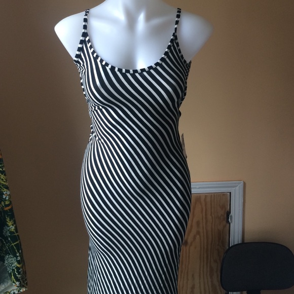 Black and White Maxi Dress Size Small