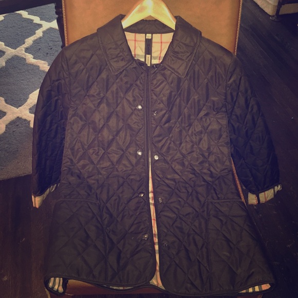 Diamond Quilted Burberry Jacket