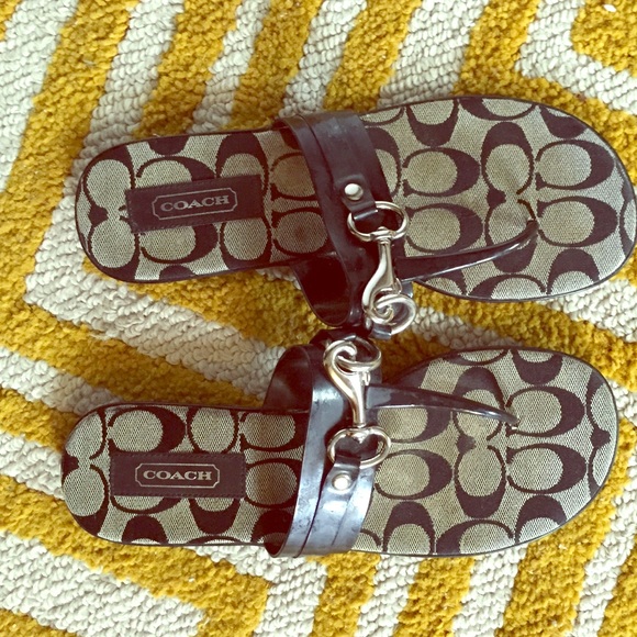Coach thong sandals