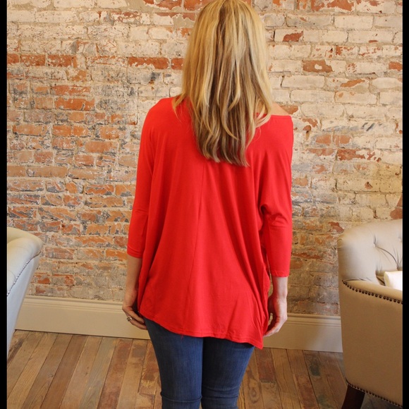 Red piko tunic - Picture 3 of 3