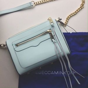 Rebecca Minkoff Avery Crossbody (light blue, NWT)
