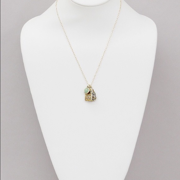 Buddha  Peace Comes From Within necklace gold - Picture 3 of 3