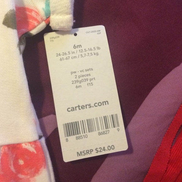 2 piece baby girl carter outfit - Picture 3 of 3