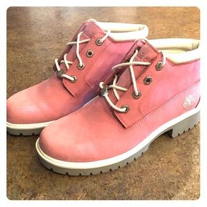 Size 6.5 pink Timberlands