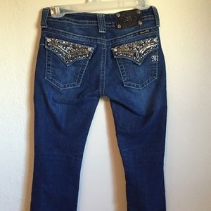 Miss me. Boot cut jeans