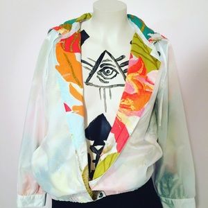 SALE‼️ White // Floral // Xs // Jacket