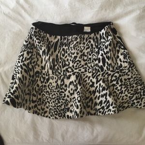 Zara Animal print skirt