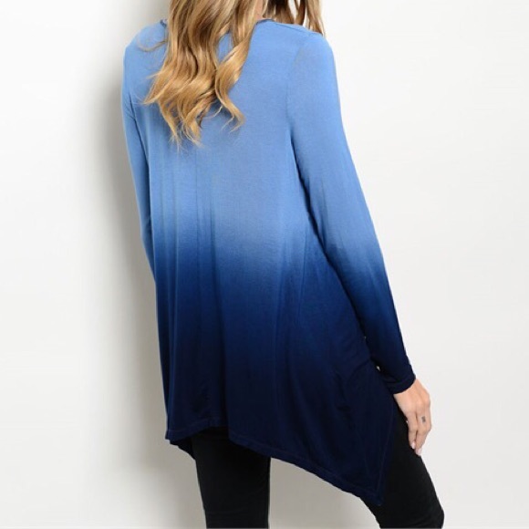 SOLD OUT 💞NWT Long Sleeve Ombré Top - Picture 4 of 4