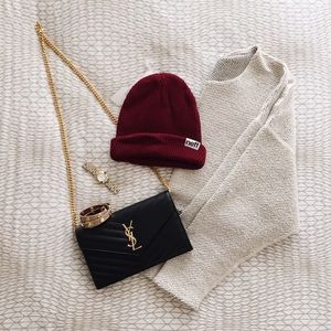 NWT Neff Maroon Beanie