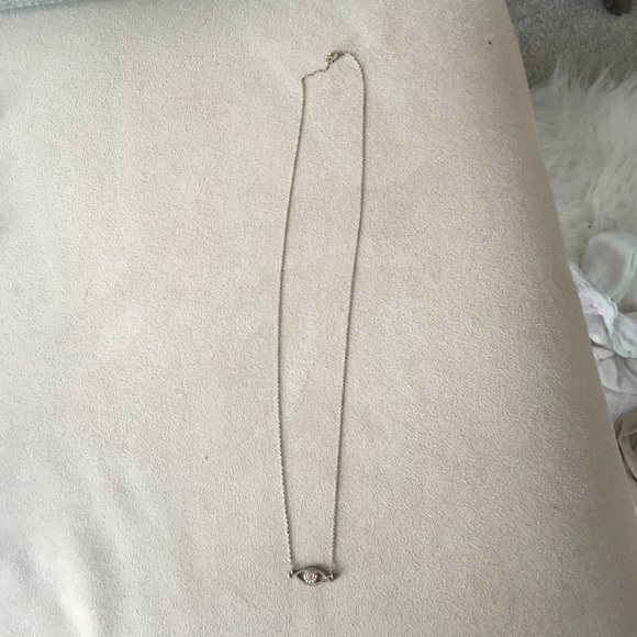 Custom-made evil eye necklace