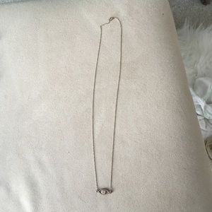 Custom-made evil eye necklace