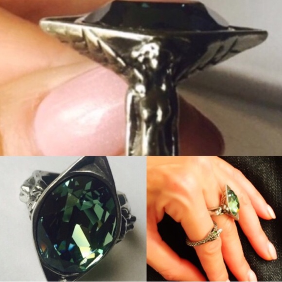 La Fée Verte - Absinthe Fairy Swarovski Ring - Picture 2 of 4