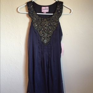 Dark blue dress