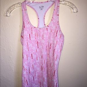 Pink work out tank
